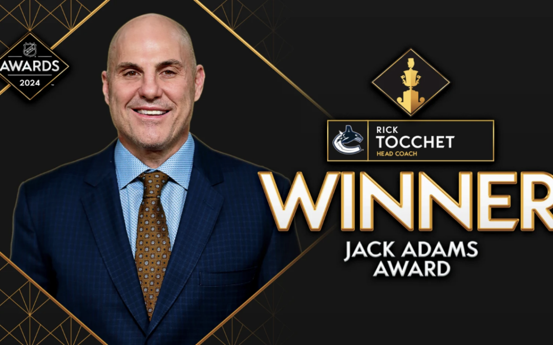 Tocchet wins Jack Adams Award as coach of year